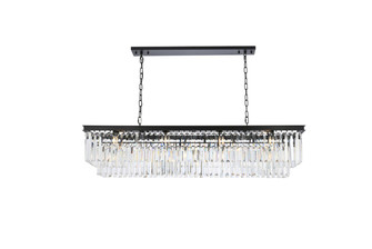 Sydney 12 Light Chandelier in Matte Black (173|1232D60MBRC)