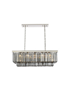 Sydney 12 Light Chandelier in Polished nickel (173|1232D40PNSSRC)