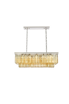 Sydney 12 Light Chandelier in Polished nickel (173|1232D40PNGTRC)