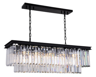 Sydney 12 Light Chandelier in Matte Black (173|1232D40MBRC)