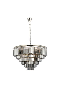 Sydney 33 Light Chandelier in Polished nickel (173|1231D44PNSSRC)