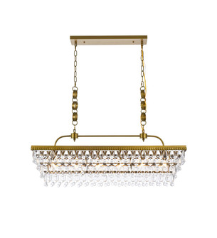 Nordic Six Light Pendant in Brass (173|1219G40BR)