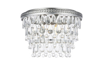 Nordic Three Light Flush Mount in Antique Silver (173|1219F15ASRC)