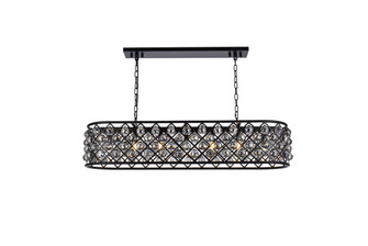 Madison Seven Light Chandelier in Matte Black (173|1216G50MBSSRC)