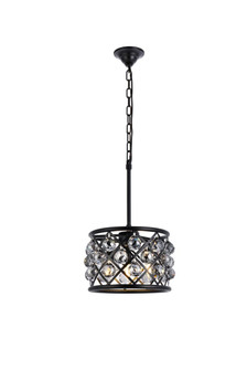 Madison Three Light Pendant in Matte Black (173|1214D12MBSSRC)