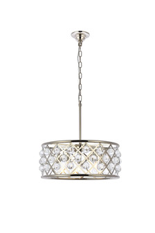 Madison Five Light Pendant in Polished Nickel (173|1213D20PNRC)