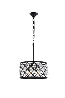 Madison Four Light Pendant in Matte Black (173|1213D16MBRC)