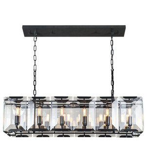 Monaco 12 Light Chandelier in Flat Black (Matte) (173|1212D40FB)