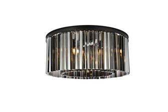 Sydney Eight Light Flush Mount in Matte Black (173|1208F31MBSSRC)