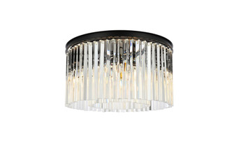 Sydney Eight Light Flush Mount in Matte Black (173|1208F26MBRC)