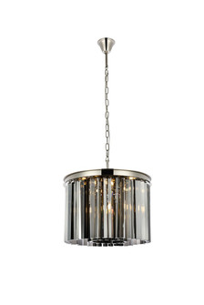 Sydney Six Light Pendant in Polished nickel (173|1208D20PNSSRC)