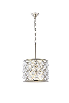 Madison Three Light Pendant in Polished nickel (173|1204D14PNRC)