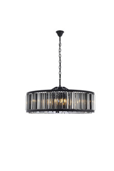 Chelsea Ten Light Chandelier in Matte Black (173|1203G43MBSSRC)