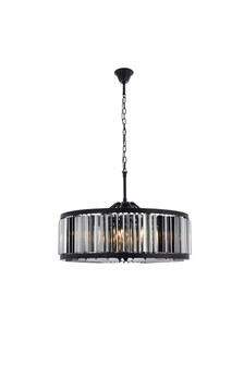 Chelsea Ten Light Chandelier in Matte Black (173|1203D35MBSSRC)