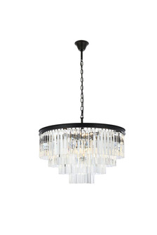 Sydney 17 Light Chandelier in Matte Black (173|1201D32MBRC)