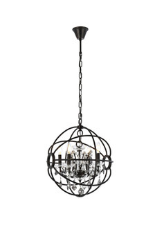 Geneva Four Light Pendant in Dark Bronze (173|1130D17DBSSRC)