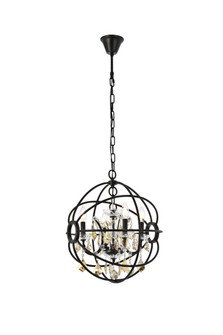 Geneva Four Light Pendant in Dark Bronze (173|1130D17DBGTRC)