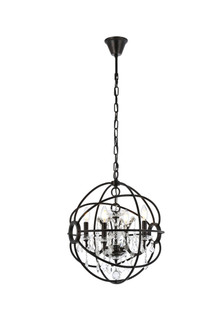 Geneva Four Light Pendant in Dark Bronze (173|1130D17DBRC)