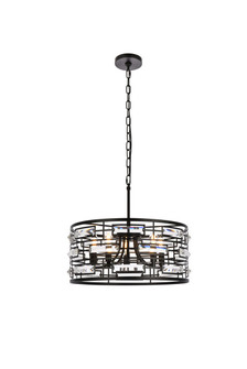 Kennedy Five Light Pendant in black (173|1108D19BK)