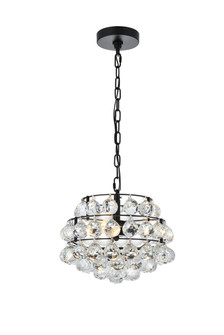 Savannah Three Light Pendant in Black (173|1106D12BK)