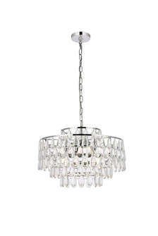 Mila Five Light Pendant in Chrome (173|1102D20C)