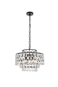 Mila Five Light Pendant in black (173|1102D18BK)