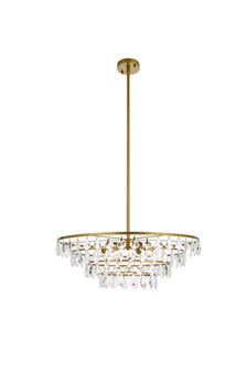 Ella Six Light Pendant in Brass (173|1101D28BR)