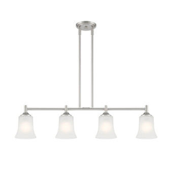 Bronson Four Light Island Pendant in Brushed Nickel (43|D278MISBN)