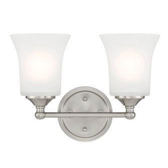 Bronson Two Light Vanity in Brushed Nickel (43|D278M2BBN)