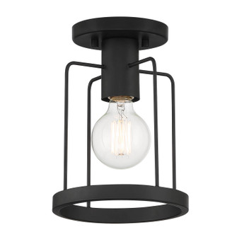 Tafo One Light Semi Flush Mount in Matte Black (43|D273MSFMB)