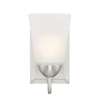 Malone One Light Wall Sconce in Brushed Nickel (43|D267MWSBN)