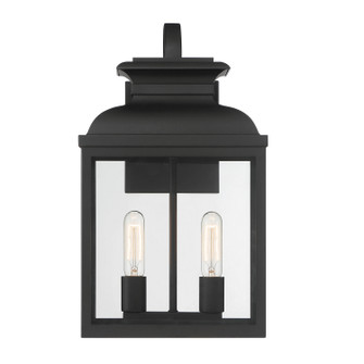 Milton Two Light Wall Lantern in Black (43|D262M11EWBK)