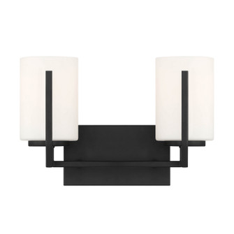 Cambria Two Light Vanity in Matte Black (43|D258M2BMB)