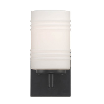 Leavenworth One Light Wall Sconce in Matte Black (43|D257MWSMB)