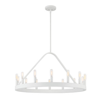 Carousel 14 Light Chandelier in Matte White (43|D254C14CHMW)