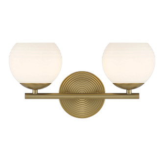 Moon Breeze Two Light Vanity in Brushed Gold (43|D251H2BBG)