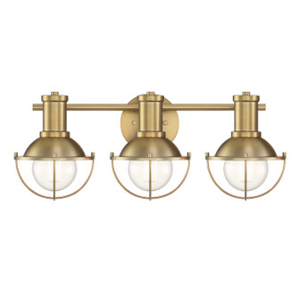 Dalton Three Light Vanity in Brushed Gold (43|D243M3BBG)