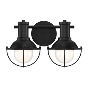 Dalton Two Light Vanity in Matte Black (43|D243M2BMB)