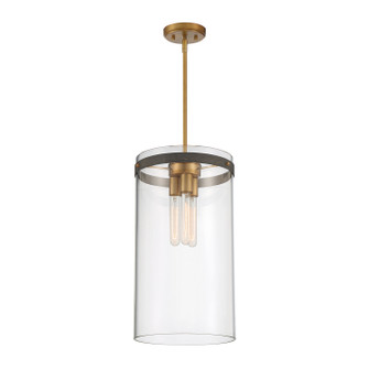 Reflecta Three Light Pendant in Old Satin Brass (43|D227M11POSB)