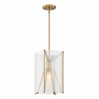 Daybreak One Light Pendant in Old Satin Brass (43|D223M12POSB)