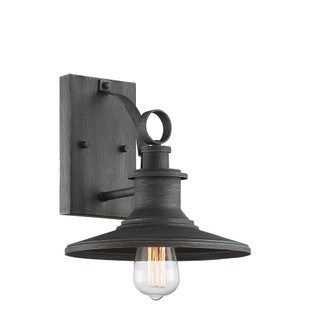 Aurora One Light Wall Lantern in Weathered Pewter (43|D207M10OWWP)