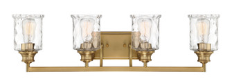 Drake Four Light Bath Bar in Brushed Gold (43|96304BG)