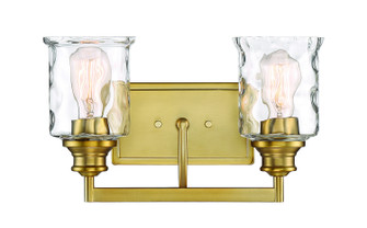 Drake Two Light Bath Bar in Brushed Gold (43|96302BG)