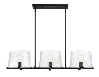 Matteson Three Light Island Pendant in Matte Black (43|95838MB)