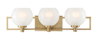 Cowen Three Light Bath in Brushed Gold (43|94503BG)