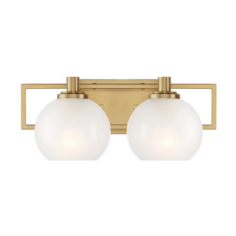 Cowen Two Light Vanity in Brushed Gold (43|94502BG)