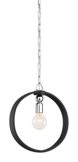 Huxton One Light Pendant in Black (43|93431BK)