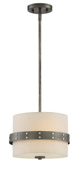 Garrett Two Light Mini Pendant in Weathered Iron (43|92430WI)