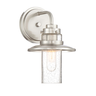 Dover One Light Wall Sconce in Satin Platinum (43|91501SP)
