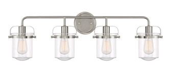 Jaxon Four Light Bath Bar Vanity in Brushed Nickel (43|90604BN)